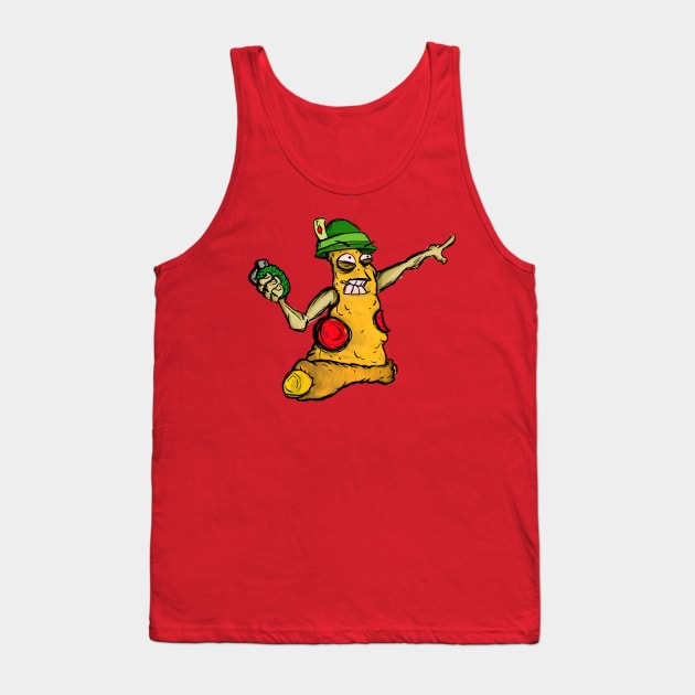 Sgt. Pizza Tank Top by evthompson057